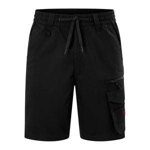 Hard Yakka Men's Black 3056 Raptor Rip Resistant Mid Length Shorts - Size 82