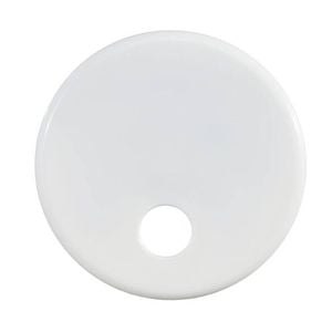 Round Matte White Toilet Seat Hinges 