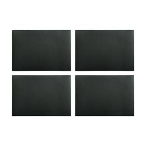 4pk Maxwell & Williams 43x30 Cm Table Accents Cowhide Placemat - Charcoal