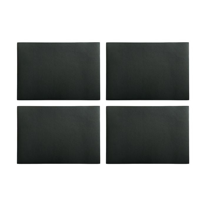 4PK Maxwell & Williams 43x30 cm Table Accents Cowhide Placemat - Charcoal
