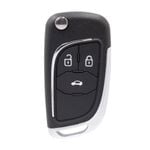 TKW to suit Holden Barina, Cruze, Commodore, Trax, plus more - 3 Button Car Key Shell - HU100 Key Blade
