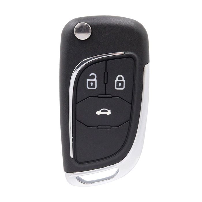TKW to suit Holden Barina, Cruze, Commodore, Trax, plus more - 3 Button Car Key Shell - HU100 Key Blade