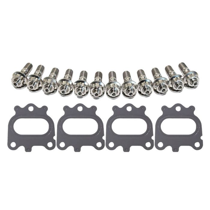 Permaseal Exhaust Manifold Titanium Stud & Gasket Kit For Mitsubishi Triton ML 4M41 3.2L 2006-2009