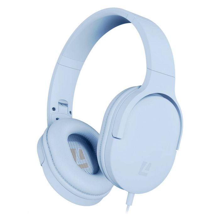 Liquid Ears All Day Wired Over-Ear Foldable Headphone Blue
