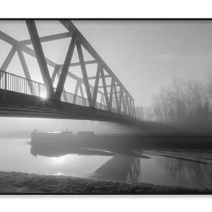 Bridge Over the Mittel land Canal  Print 100% Australian Made 90x60cm  (Poster)
