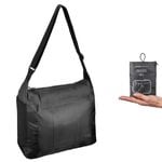 Trekking Compact Shoulder Bag 15L - Travel 100 - Black