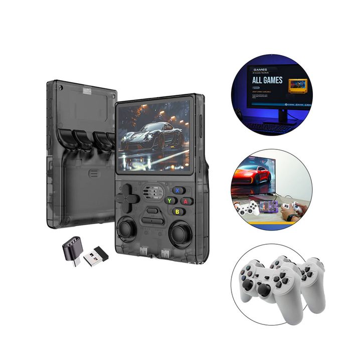 Handheld Game Console – 3.5 inch IPS Display HDMI Output Supports Wireless Controllers