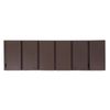 Syneco 40 x 178 x 600mm Dark Brown Garden Edging - 4 Pack