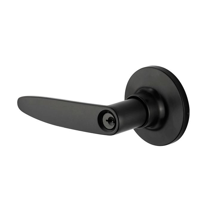 Sylvan Black Dalton Entrance Lever Set
