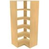 Lugna 1850 x 800 x 450mm Sand Built In Pack Shelf Corner Cabinet