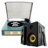 Gadhouse Brad MKII Record Player - Green + Bundled Majority D40X Bluetooth Speakers