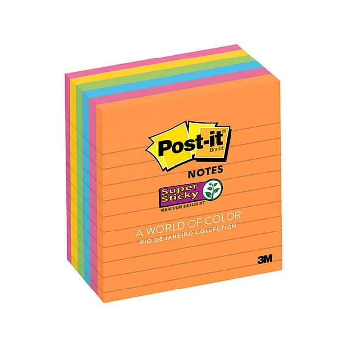 POST-IT 675-6SSUC RDJ Lined Pack of 5