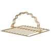 Davis & Waddell Scalloped Gold Tone Napkin Holder