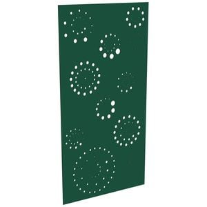 ProtectorAl 300-1200 x 1201-2400mm Dark Green/Gloss White Fireworks Unframed Composite Deco Panel