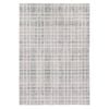 Loopsie-230cm X 160cm-zeb Grey And Ivory Plaid Washable Rug
