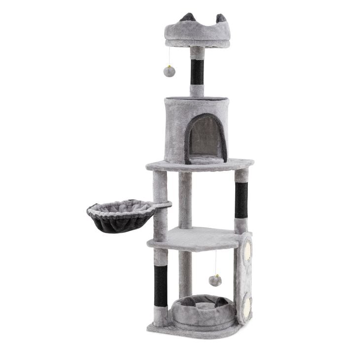 Costway Large Cat Tree Tower W/condo Sisal Scratching Posts Kitty House