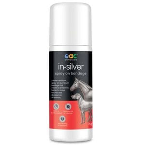 Eac Animal Care In-silver Spray On Bandage For Horses Dogs & Cats 75g