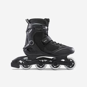 Decathlon - Men's Inline Fitness Skates Fit100 - Black/silver - Au 12 - Eu 47