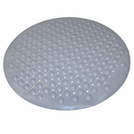Barelli 65 x 65cm Round Suction Bath Mat Ultimate Grey