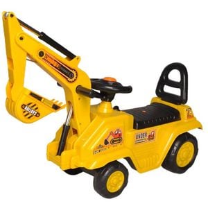 Lenoxx Children's Excavator Ride On With Dual Operation Levers - Yellow