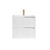 Attica Nobu 600mm Matte White Vanity With Ceramic Top