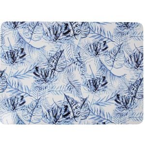 4pc LVD Placemat Home/Kitchenware Trivet 30cm - Blue Leaf Tropics