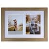 Frankie & Me Wooden Collage 6x8'' Double Picture Frame Home/Office Decor Oak