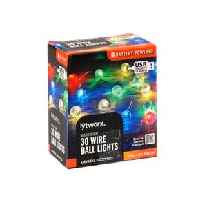 Lytworx 30 Multicolour Wire Ball Lights