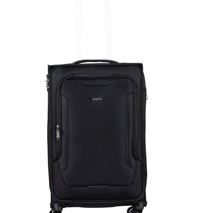 Delphin Caspian 2 Softside Medium Spinner Suitcase - 73cm - Black