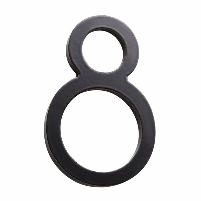 Sandleford 75mm Black Zone House Number 8