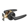 Ikonic Black Matte Norr Passage Lever Set