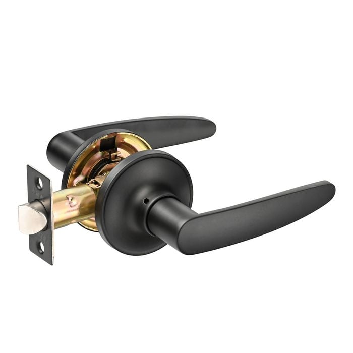 Ikonic Black Matte Norr Passage Lever Set
