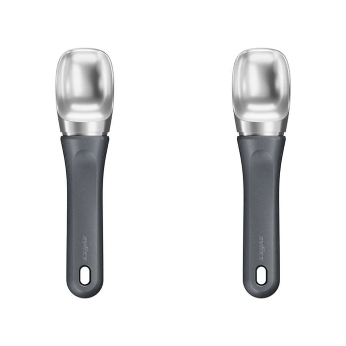 2PK Zyliss Ice Cream Scoop Plastic Handle Kitchenware 20cm - Grey