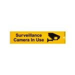 Surveillance Camera In Use Self Adhesive Sign