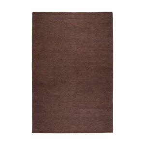 Colorscope jute twine contemporary indoor rug braided dark brown 275x365cm
