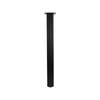 Adoored 60 x 710mm Black Metal Furniture Leg