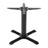 Bolero Cast Iron Coffee Height Table Base Black 480h X 395w X 395dmm