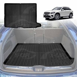 Waterproof Cargo Trunk Mat Boot Liner Luggage Tray Fit for Mercedes-Benz GLC Class 2015-2022