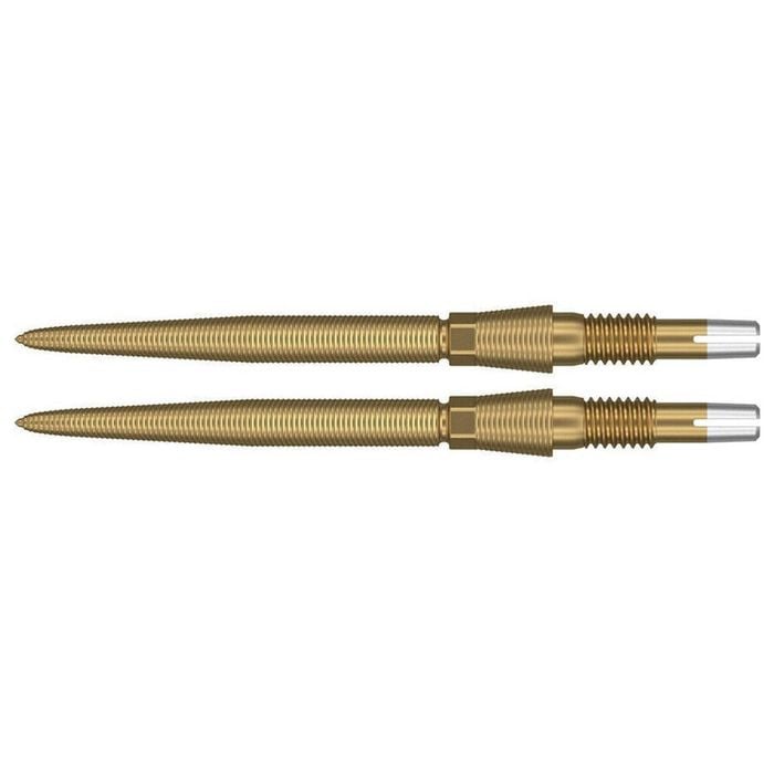 2PK Target Swiss Storm Nano Dart Point Replacement Spare Tip 30mm Gold