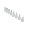 7pc Mondo Round Plastic Piping Tip Cake Icing Decorating/Pipe Nozzle Set White