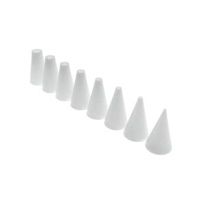 7pc Mondo Round Plastic Piping Tip Cake Icing Decorating/Pipe Nozzle Set White