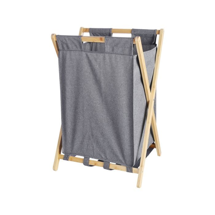 Ezy Storage Sagano Foldable Hamper - Grey
