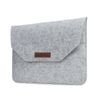 Laptop Wool Felt Sleeve Case Cover Bag Pouch for Different Laptop Models for 11.6'(light grey)