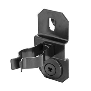 Pinnacle Small Black Gloss Heavy Duty Pegboard Tool Clip - 10 Pack