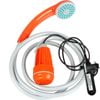 Wildtrak 12V Rechargeable Camp Shower Hose - Orange