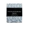 Bloomington Printed Microfiber Sheet Set Single Silver Imperial