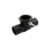 Cal Custom In-Line Radiator Hose Filler 1-1/2" Hose with 1-1/2" Water Fittings Black