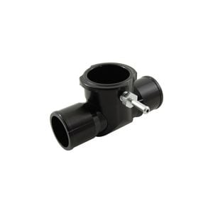 Cal Custom In-Line Radiator Hose Filler 1-1/2" Hose with 1-1/2" Water Fittings Black