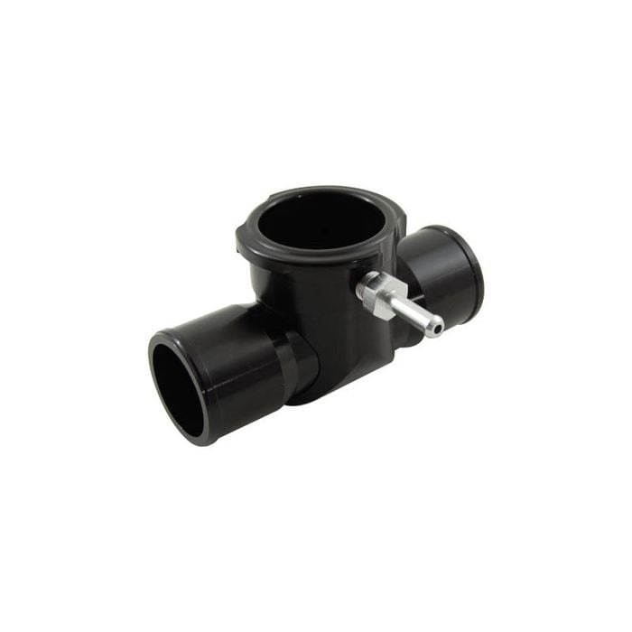 Cal Custom In-Line Radiator Hose Filler 1-1/2" Hose with 1-1/2" Water Fittings Black