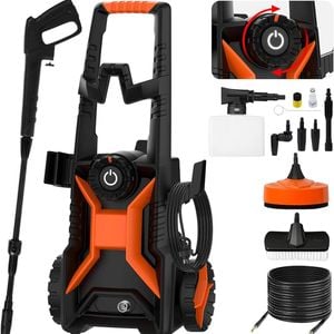 ADVWIN Pressure Washer 3800PSI with Spray Gun/8m Hose 2200W